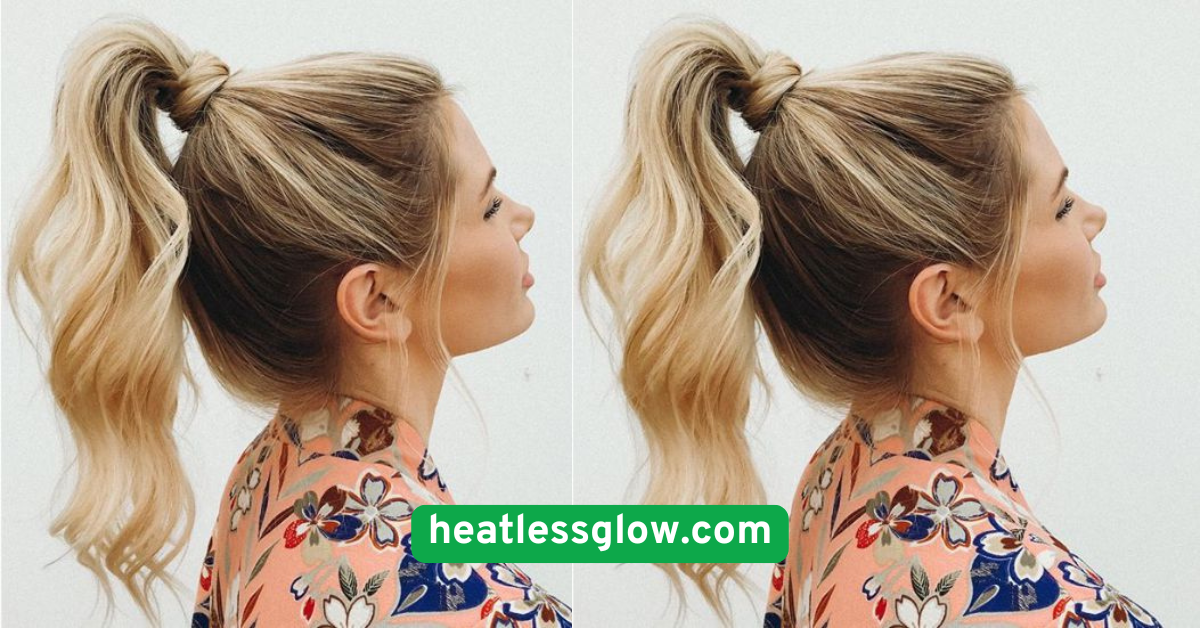 Simple Twisted Ponytail