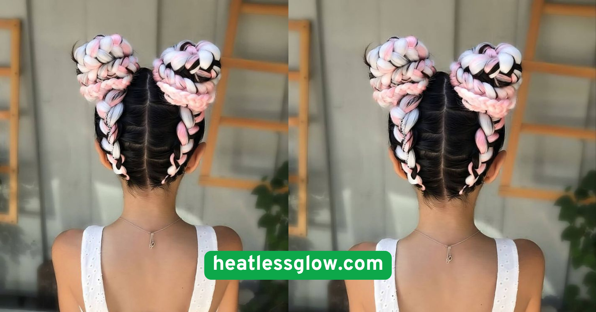  Braided Space Buns