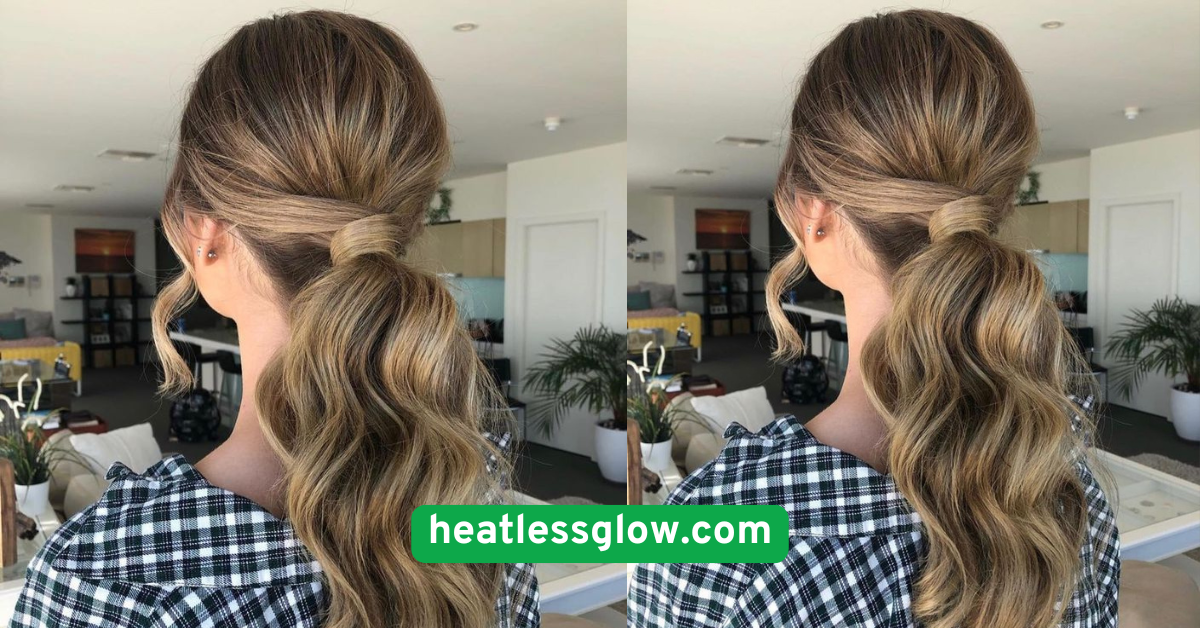 Wrapped Low Ponytail