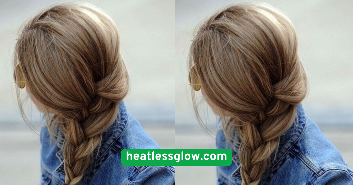  Loose Braided Pigtail Updo