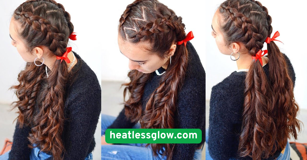 Dutch Braid Pigtails