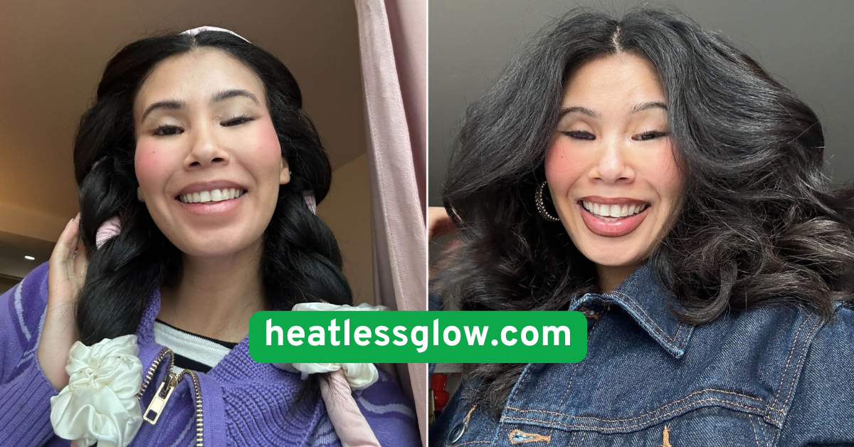 Heatless Headband Curls