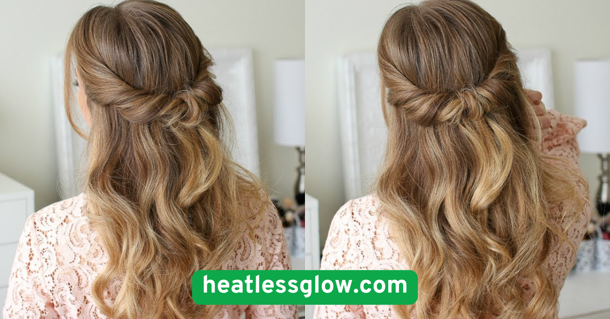 Twisted Half-Updo Elegant and Quick