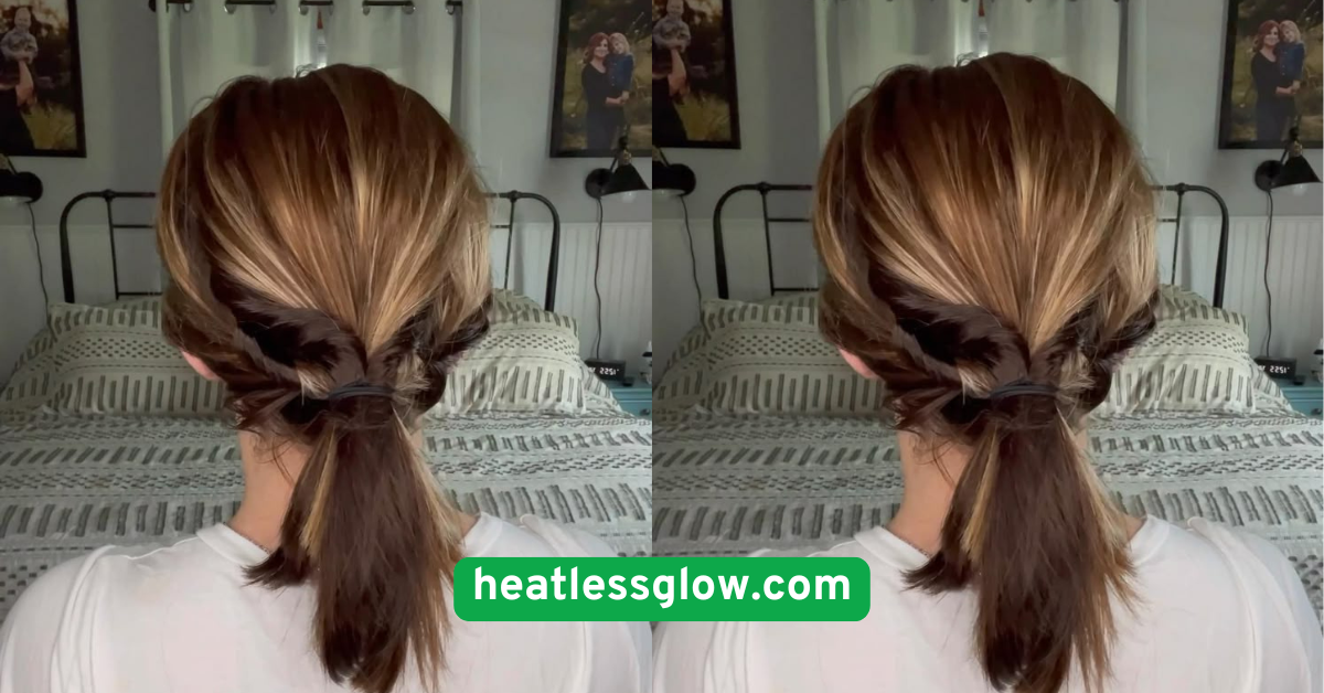 Twisted Low Ponytail