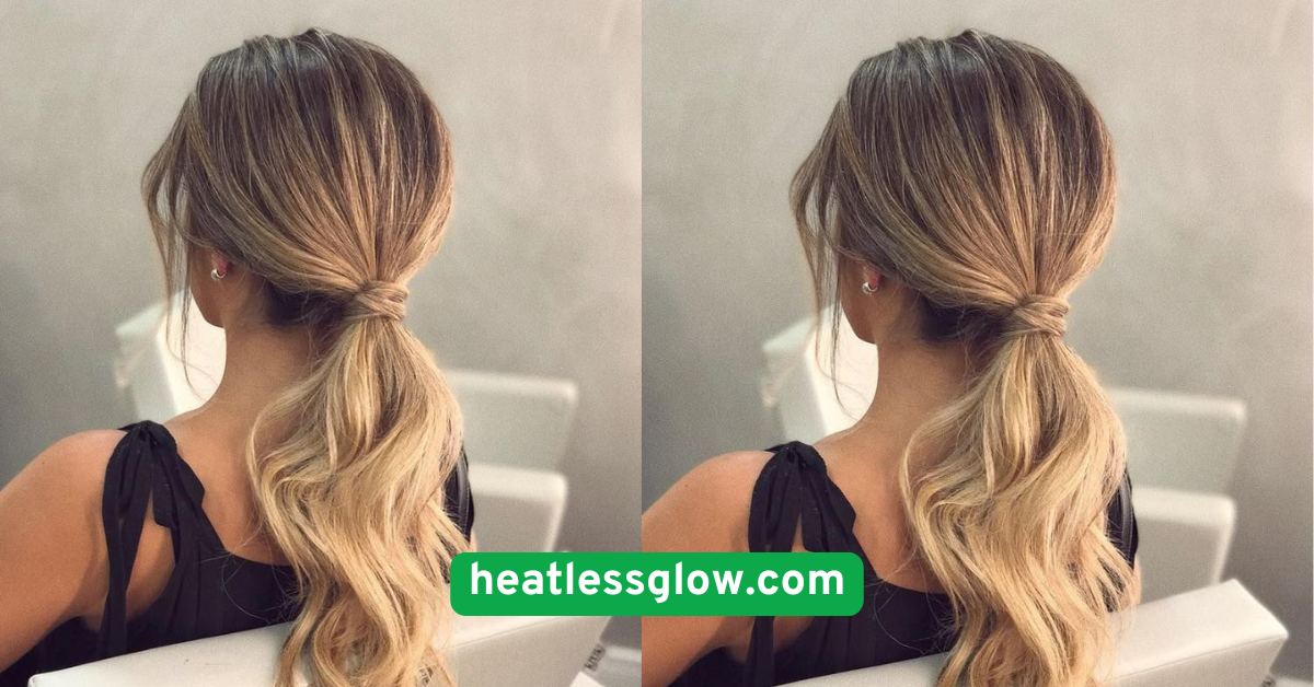 Twisted Low Ponytail