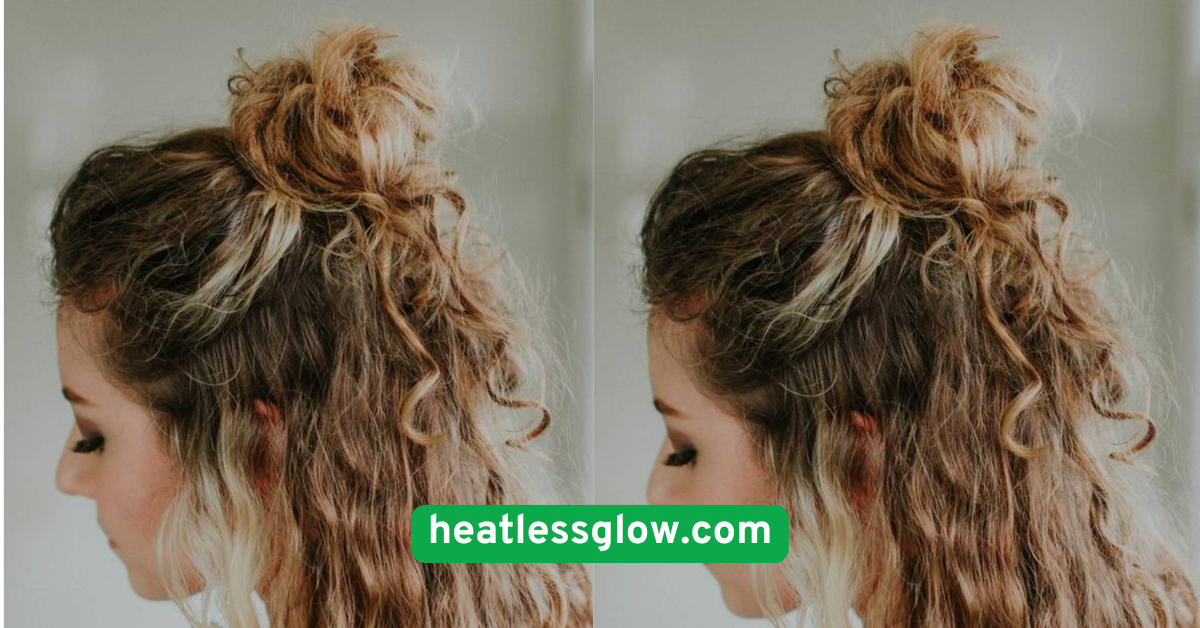 Half-Up Knotted Style