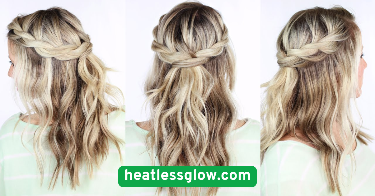 Half-Up Twisted Crown