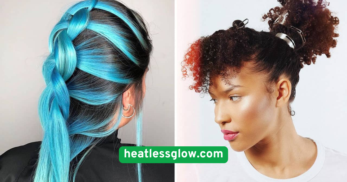Heatless Halo Braid
