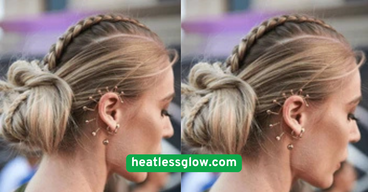Loose Twisted Buns for Volume and Movement