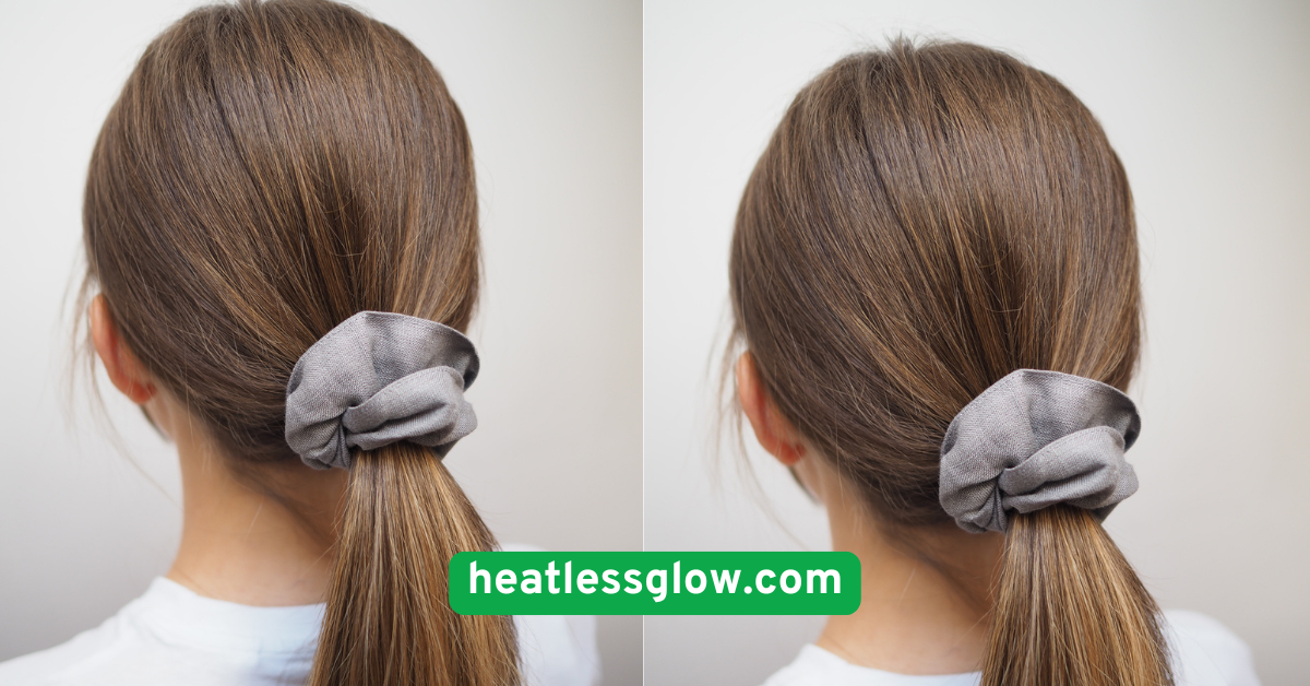  Low Ponytail with a Scrunchie