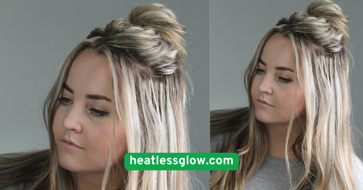 Half-Up Knotted Hairstyle