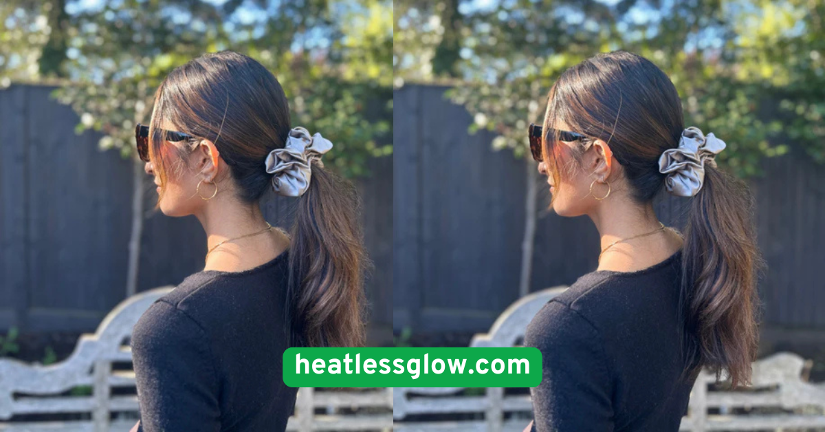 Scrunchie Overnight Ponytail Curls