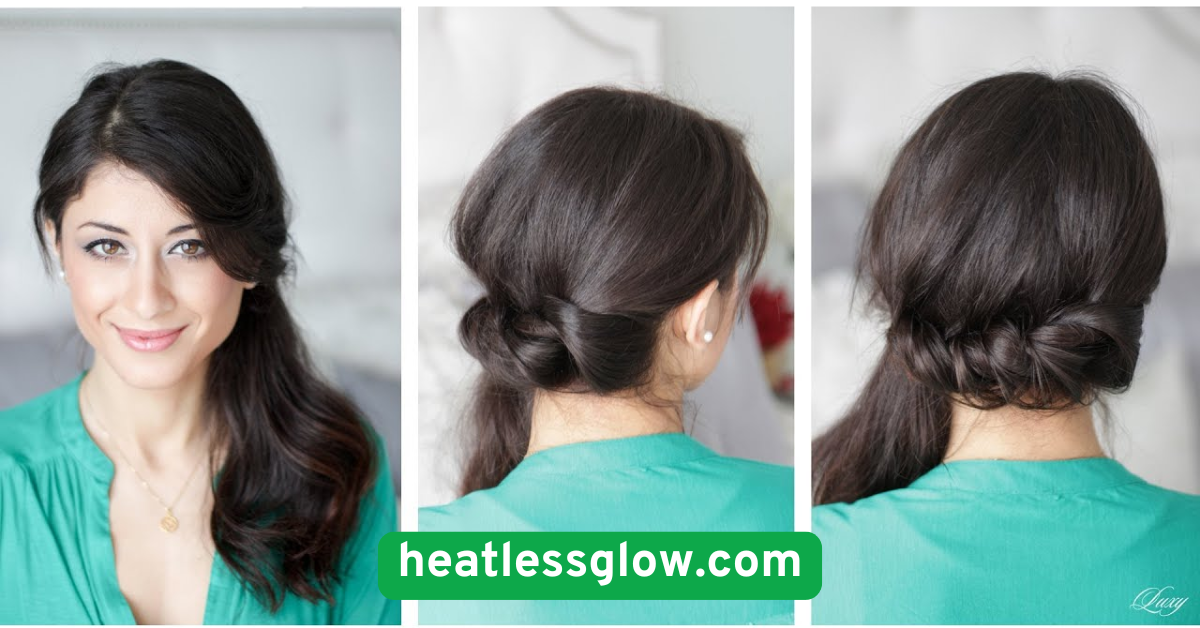  Twisted Side Ponytail