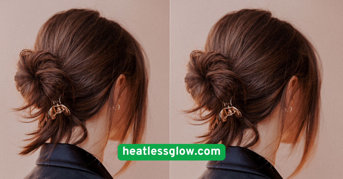  Sleek Low Bun Without Heat
