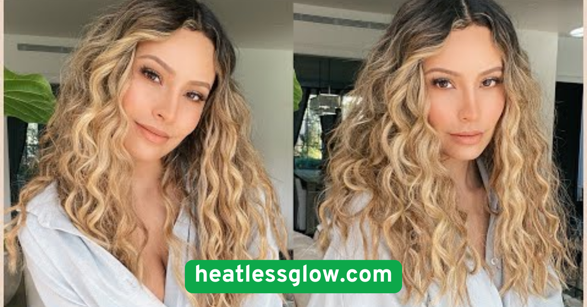 Heatless Beach Waves with Twist Buns
