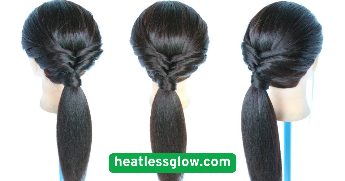  Low Twisted Ponytail