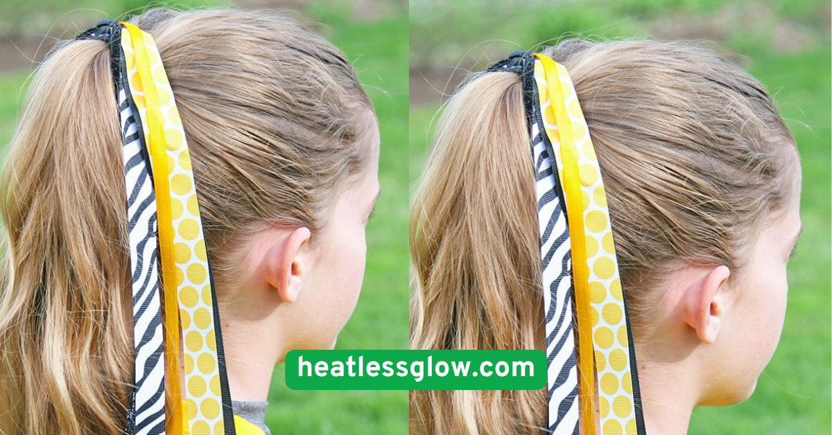 Ribbon-Tied Ponytail