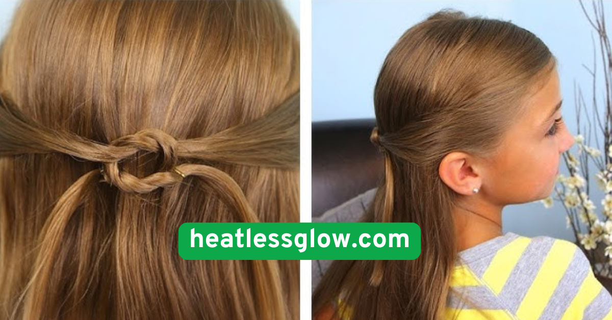 Ribbon-Tied Half-Up Hairstyle
