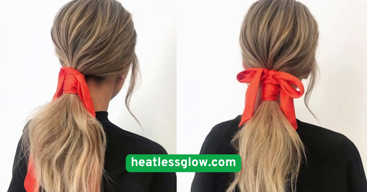 Scarf Wrap Ponytail